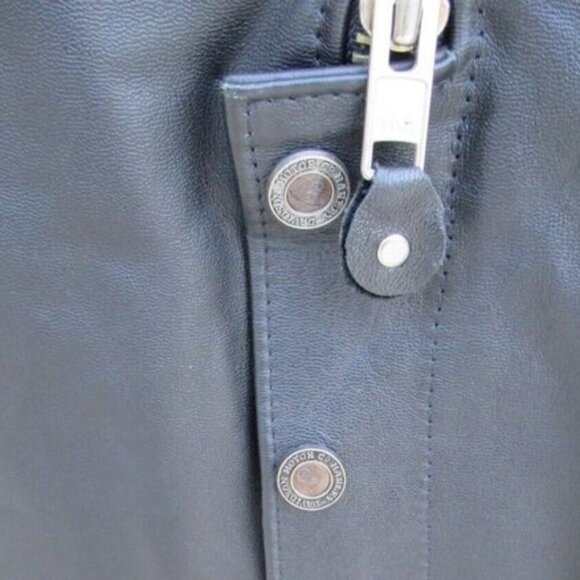 Men's Authentic Harley Davidson SHOVELHEAD Leather Chaps Lined, Large EUC​​​​​​​ - Picture 3 of 7